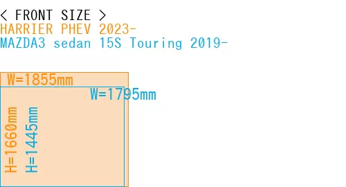#HARRIER PHEV 2023- + MAZDA3 sedan 15S Touring 2019-